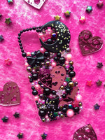 Load image into Gallery viewer, Love x Hate Heart Pink &amp; Black Phone Case
