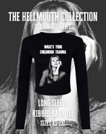 Load image into Gallery viewer, Long Sleeved Micro Rib Baby Tee | Queen C | Cordelia | Hellmouth Collection
