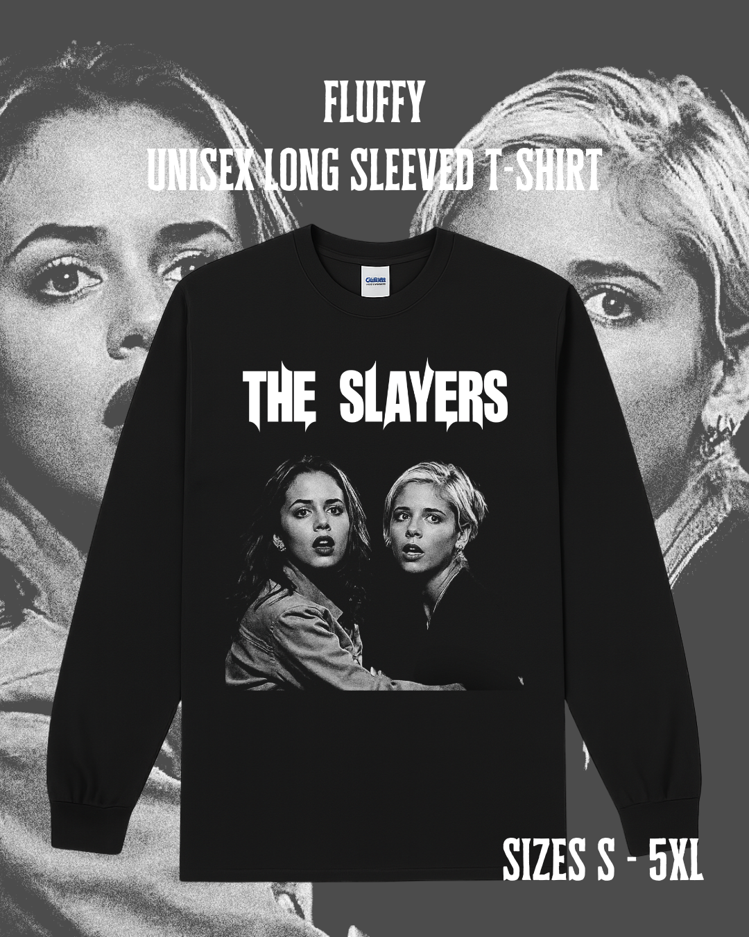 Unisex Long Sleeved T-Shirt – The Slayers | Buffy + Faith | Hellmouth Collection