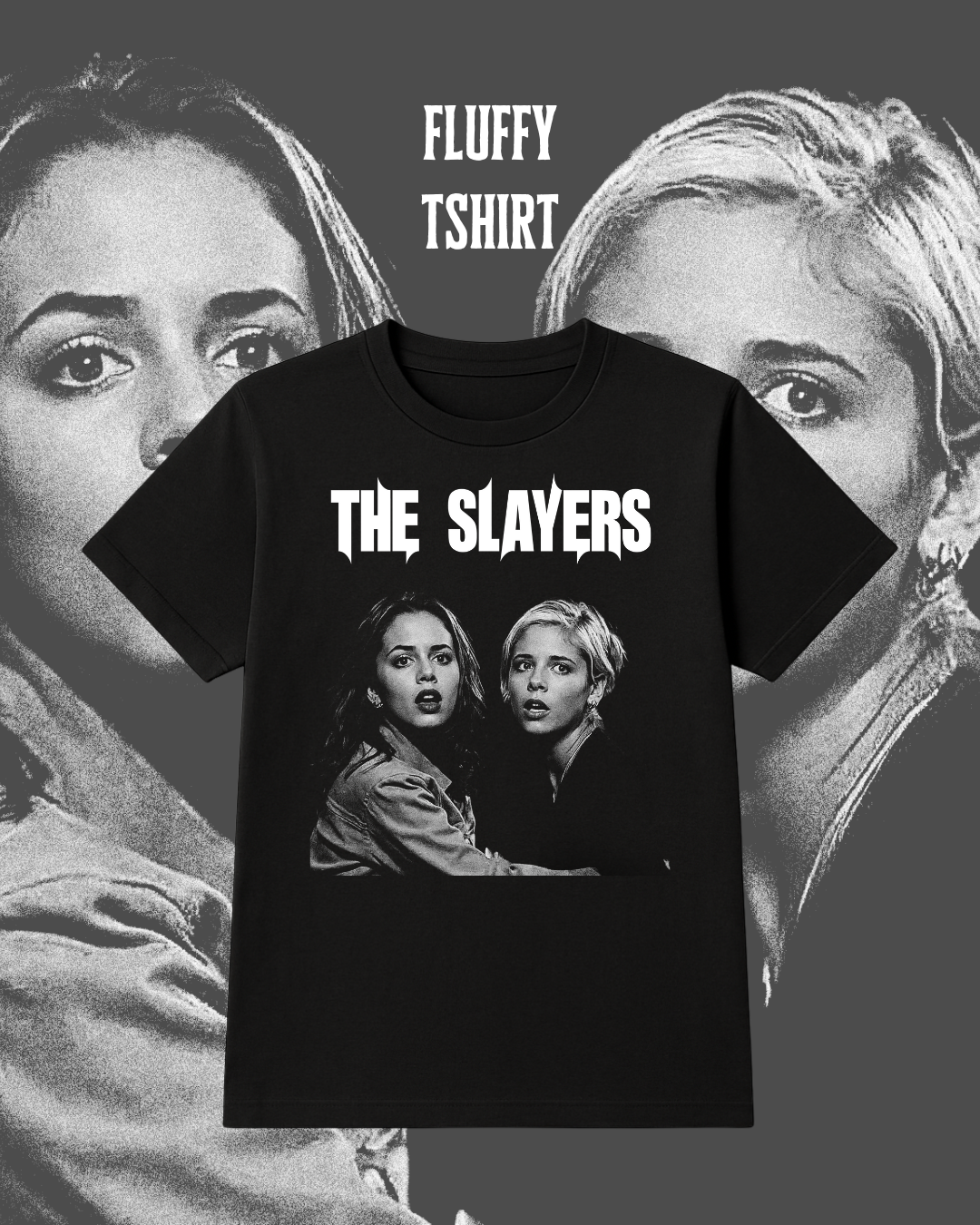 T-Shirt – The Slayers | Buffy + Faith | Hellmouth Collection