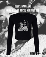 Load image into Gallery viewer, Long Sleeved Micro Rib Baby Tee | Bored Now | Willow | Hellmouth Collection
