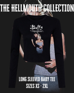 Load image into Gallery viewer, Long Sleeve Micro Rib Baby Tee | Buffy &amp; Angel | Lovers Walk Collection
