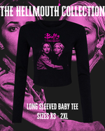 Load image into Gallery viewer, Long Sleeve Micro Rib Baby Tee | Buffy &amp; Faith | Lovers Walk Collection
