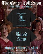 Load image into Gallery viewer, Vintage Cropped T-Shirt | Dark Willow | The Coven Collection

