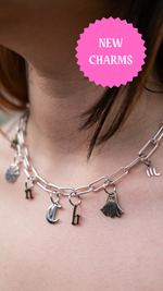 Load image into Gallery viewer, Unlucky Charms Necklace - Silver - Build Your Own Personalised Charm Necklace
