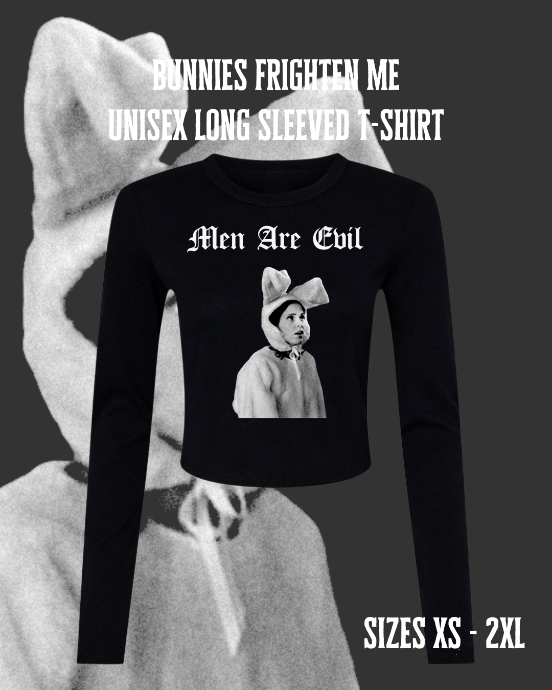 Long Sleeved Micro Rib Baby Tee – Men Are Evil | Anya | Hellmouth Collection