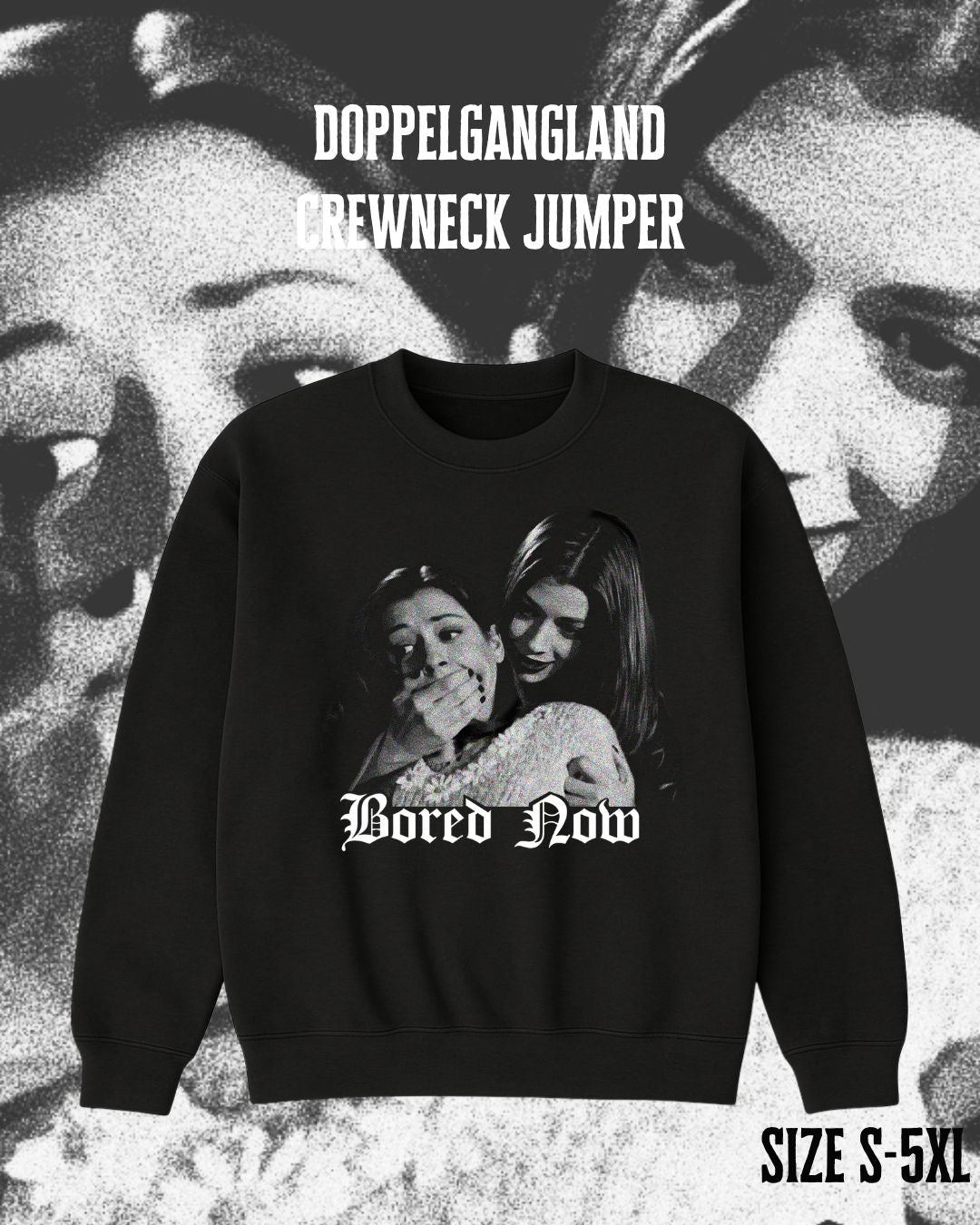 Crewneck Sweater – Bored Now | Willow | Hellmouth Collection
