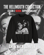Load image into Gallery viewer, Crewneck Sweater – Bored Now | Willow | Hellmouth Collection

