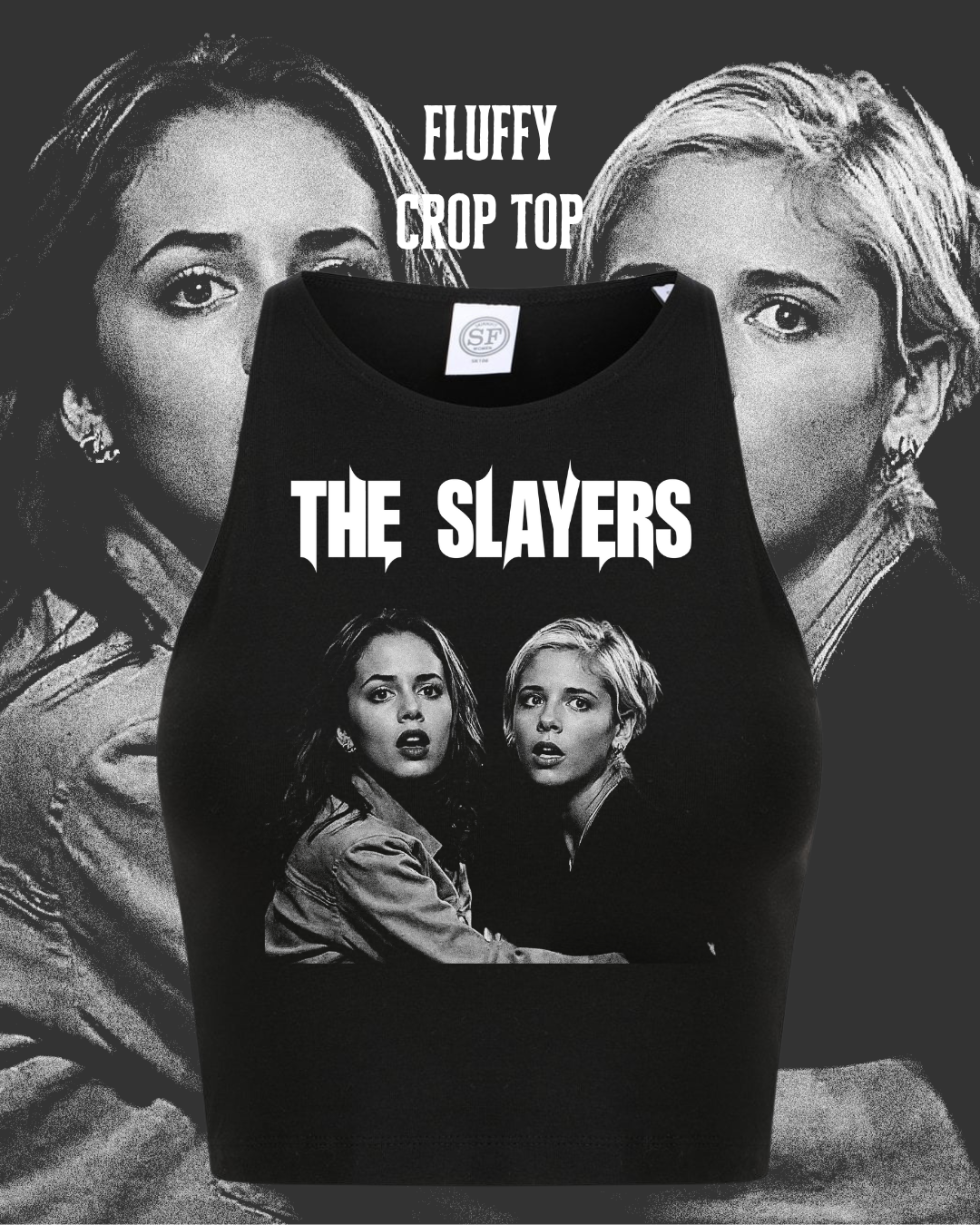 Crop Top – The Slayers | Buffy + Faith | Hellmouth Collection