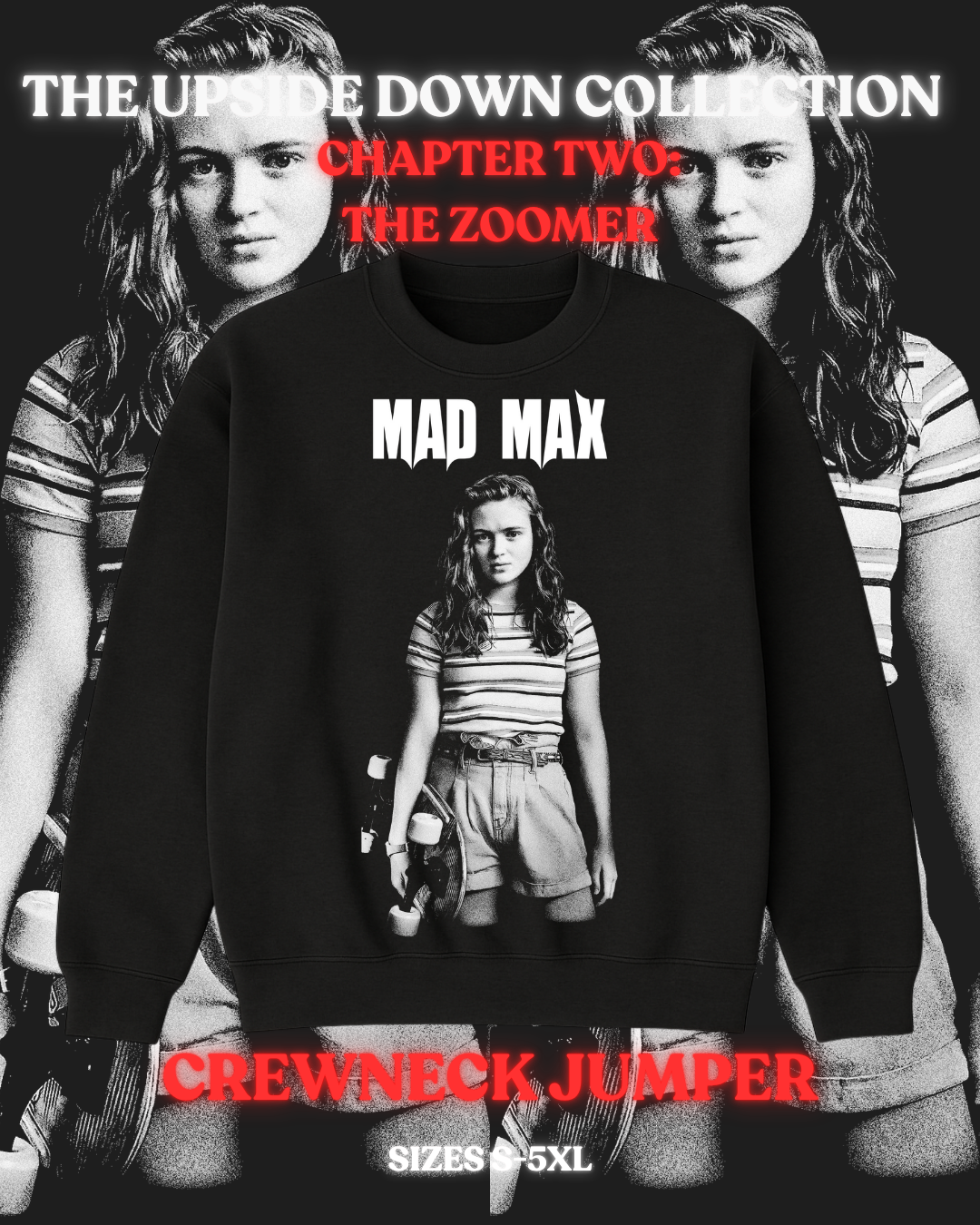Crewneck Sweater – Chapter Two | Max | The Upside Down Collection
