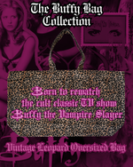 Load image into Gallery viewer, Born To Rewatch Leopard Print Oversized Tote Bag
