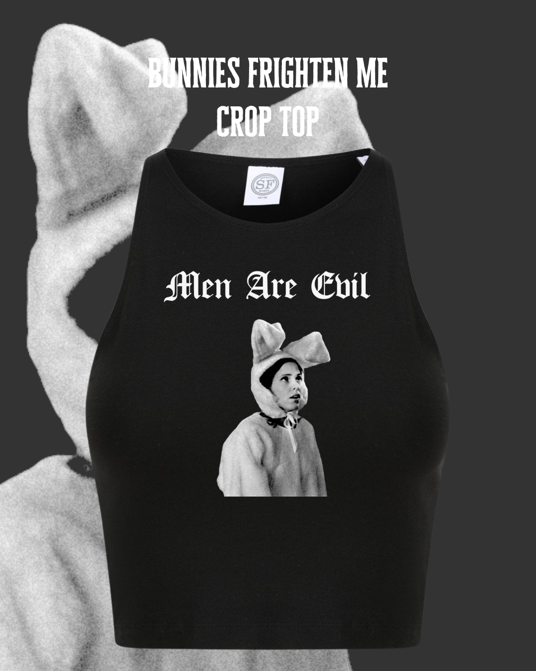 Crop Top – Men Are Evil | Anya | Hellmouth Collection