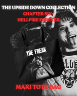 Load image into Gallery viewer, Maxi Tote Bag – Chapter Six | Eddie - Hellfire Forever | The Upside Down Collection
