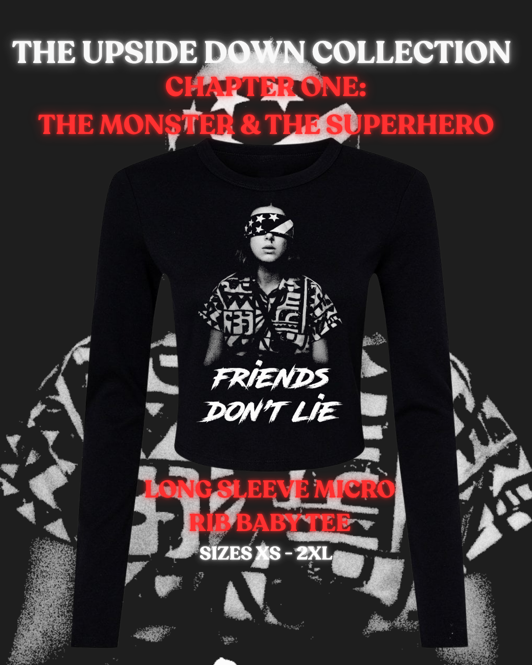 Long Sleeved Micro Rib Baby Tee – Chapter One | Eleven | The Upside Down Collection