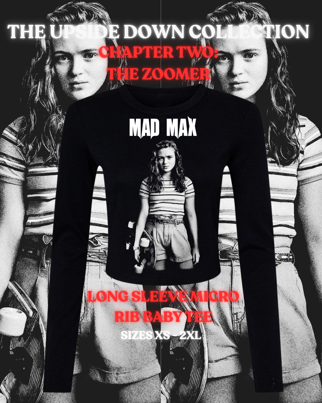 Long Sleeved Micro Rib Baby Tee – Chapter Two | Max | The Upside Down Collection