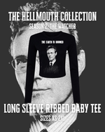 Load image into Gallery viewer, Long Sleeved Micro Rib Baby Tee | The Watcher | Giles | Hellmouth Collection
