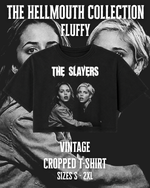 Load image into Gallery viewer, Vintage Cropped T-Shirt | Buffy + Faith | Hellmouth Collection
