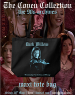 Load image into Gallery viewer, Maxi Tote Bag | Dark Willow | The Coven Collection
