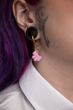 Load image into Gallery viewer, Pink Mini Bow Earrings
