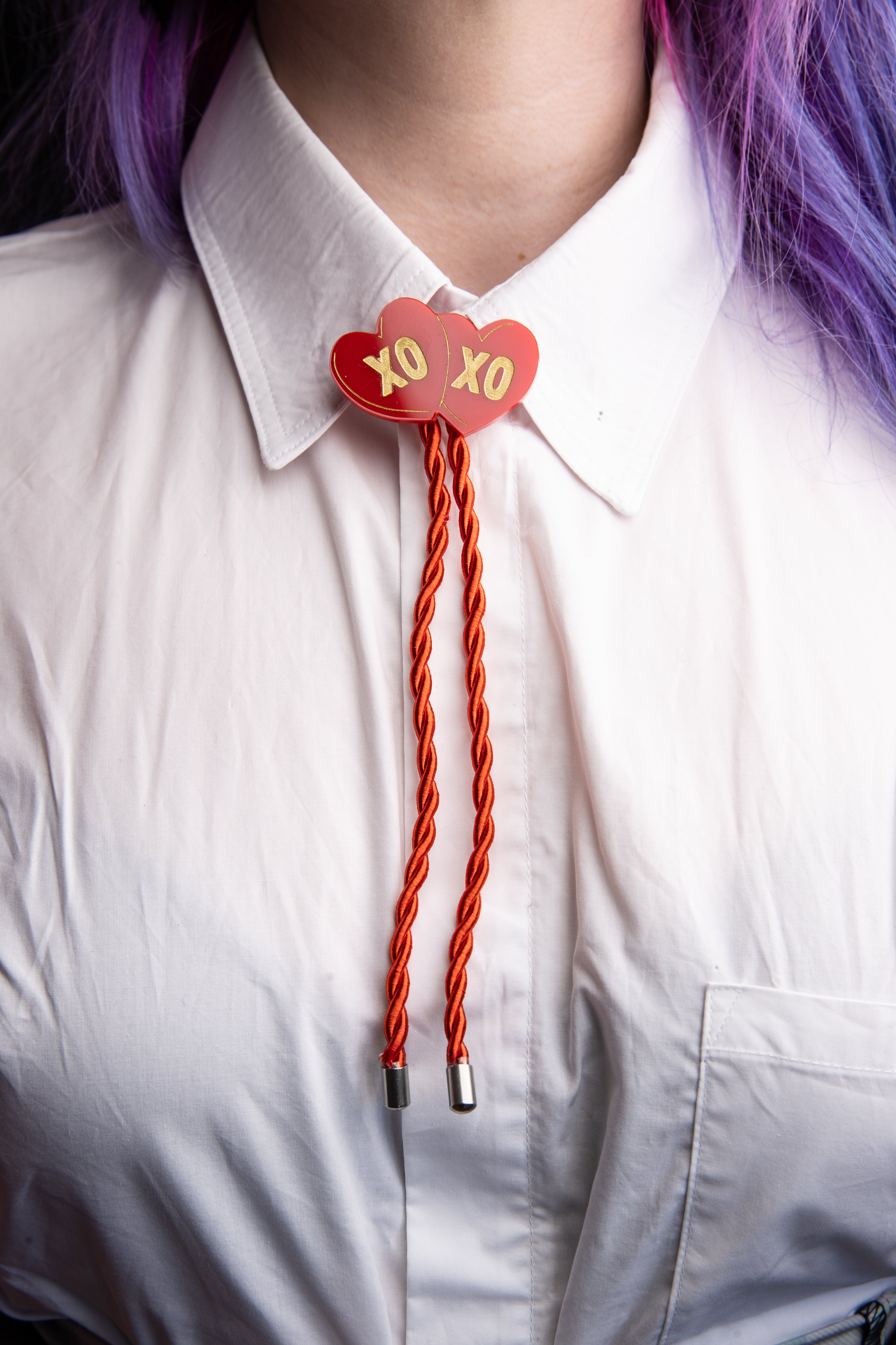 XOXO Bolo Tie