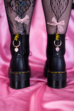 Load image into Gallery viewer, Pink Sweetheart Boot Charms
