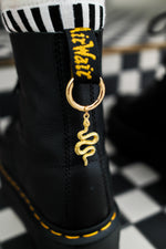 Load image into Gallery viewer, Gold Snake Boot Charms
