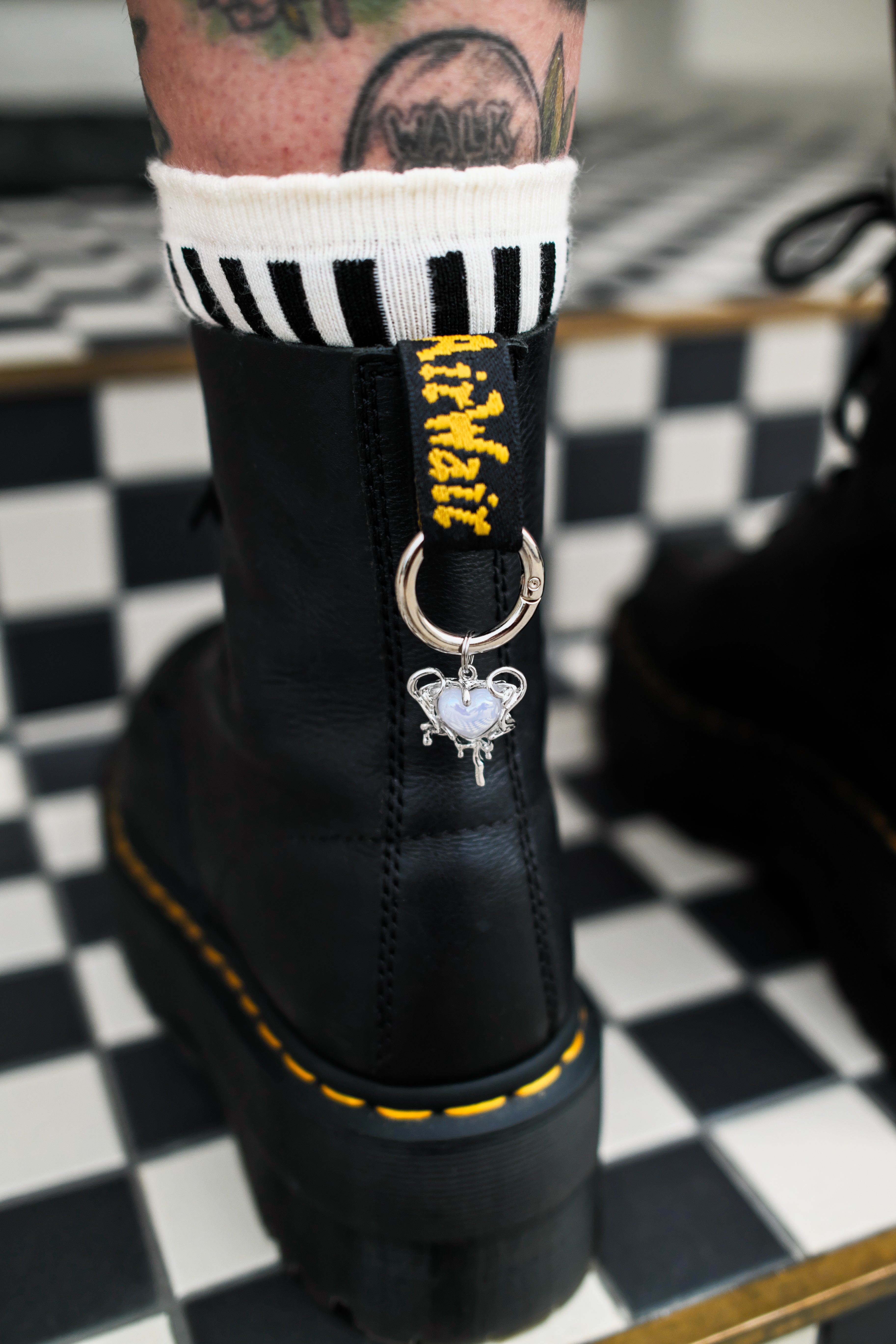 Y2K Heart Boot Charms