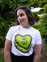 Load image into Gallery viewer, Brat 365 Party Girl Cake - White Baby Tee
