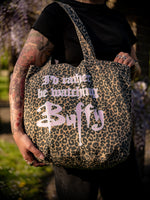 Load image into Gallery viewer, Buffy Leopard Print Tote Bag
