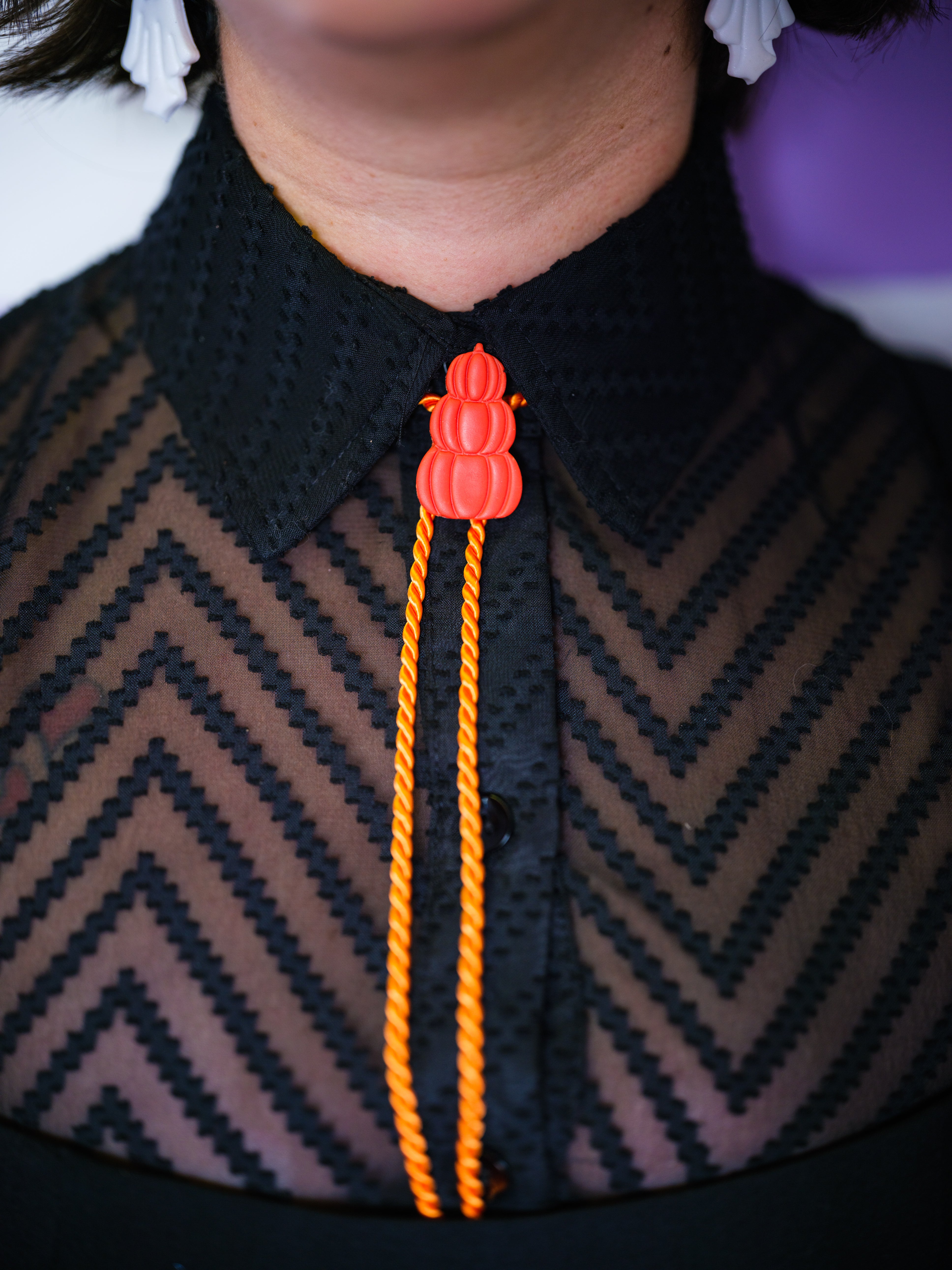 Pumpkin Bolo Tie