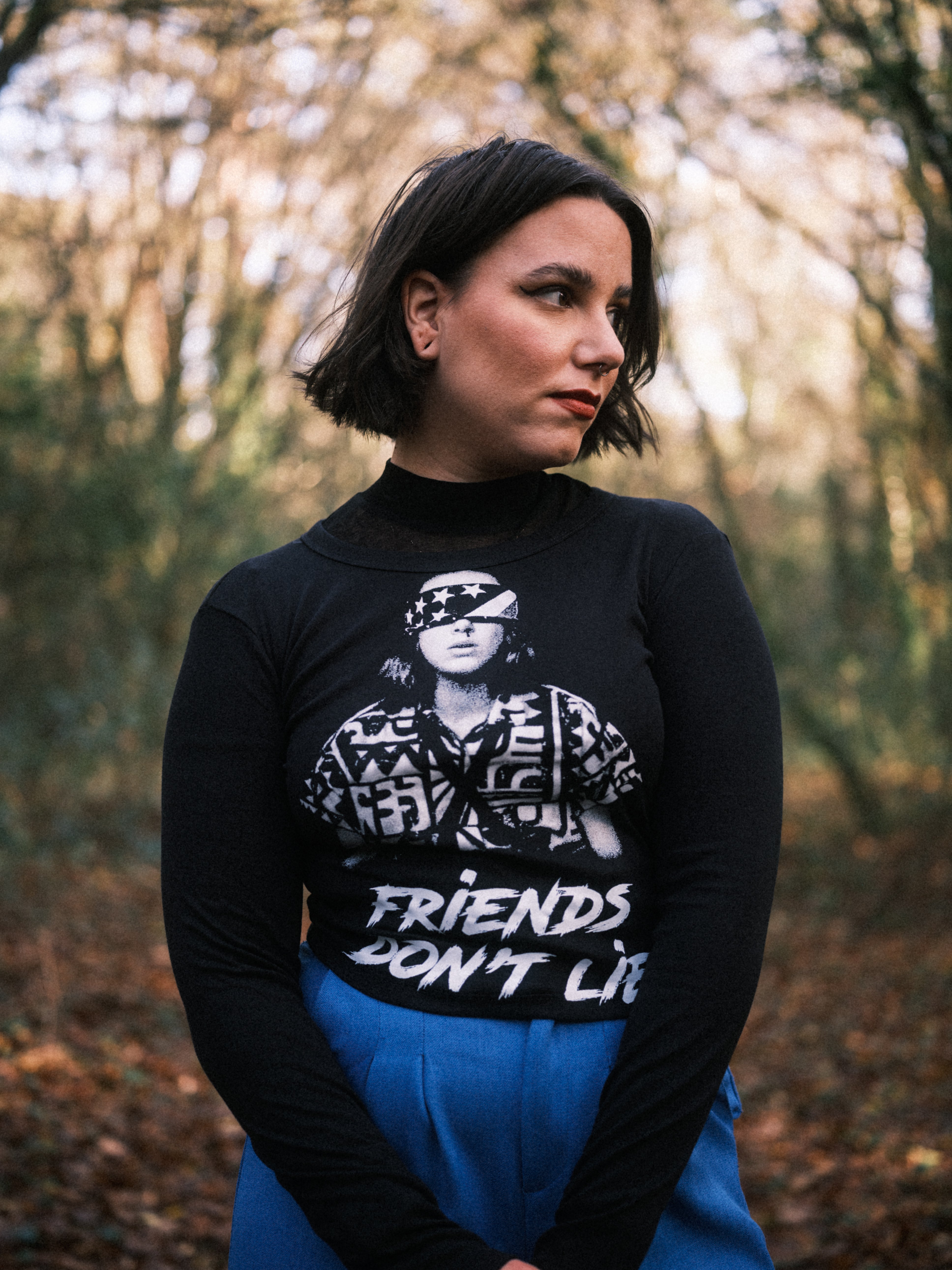 Long Sleeved Micro Rib Baby Tee – Chapter Six | Eddie - Hellfire Forever | The Upside Down Collection