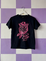 Load image into Gallery viewer, You&#39;re A Pink Pony Girl - Black Baby Tee
