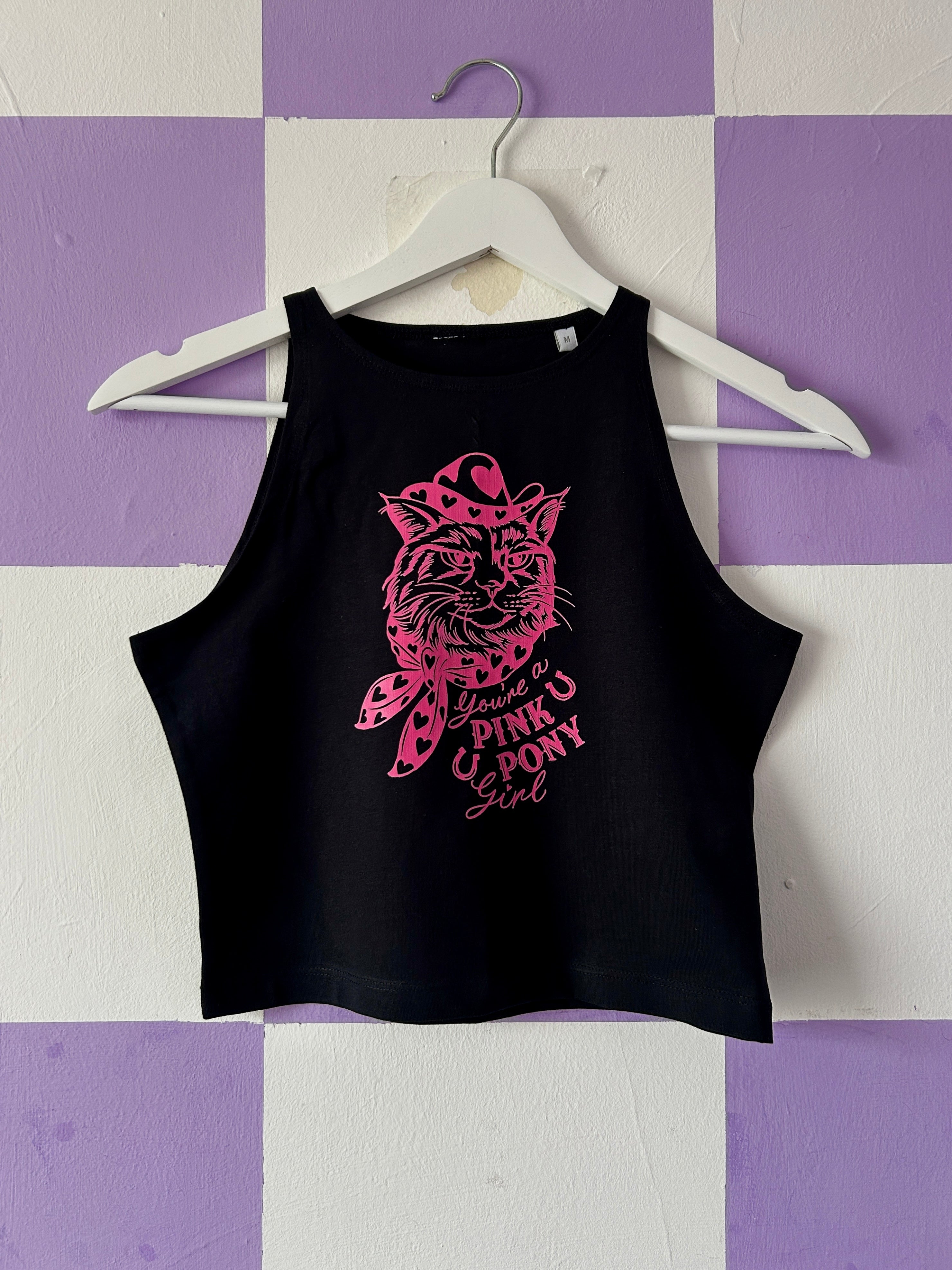 You're A Pink Pony Girl Crop Top