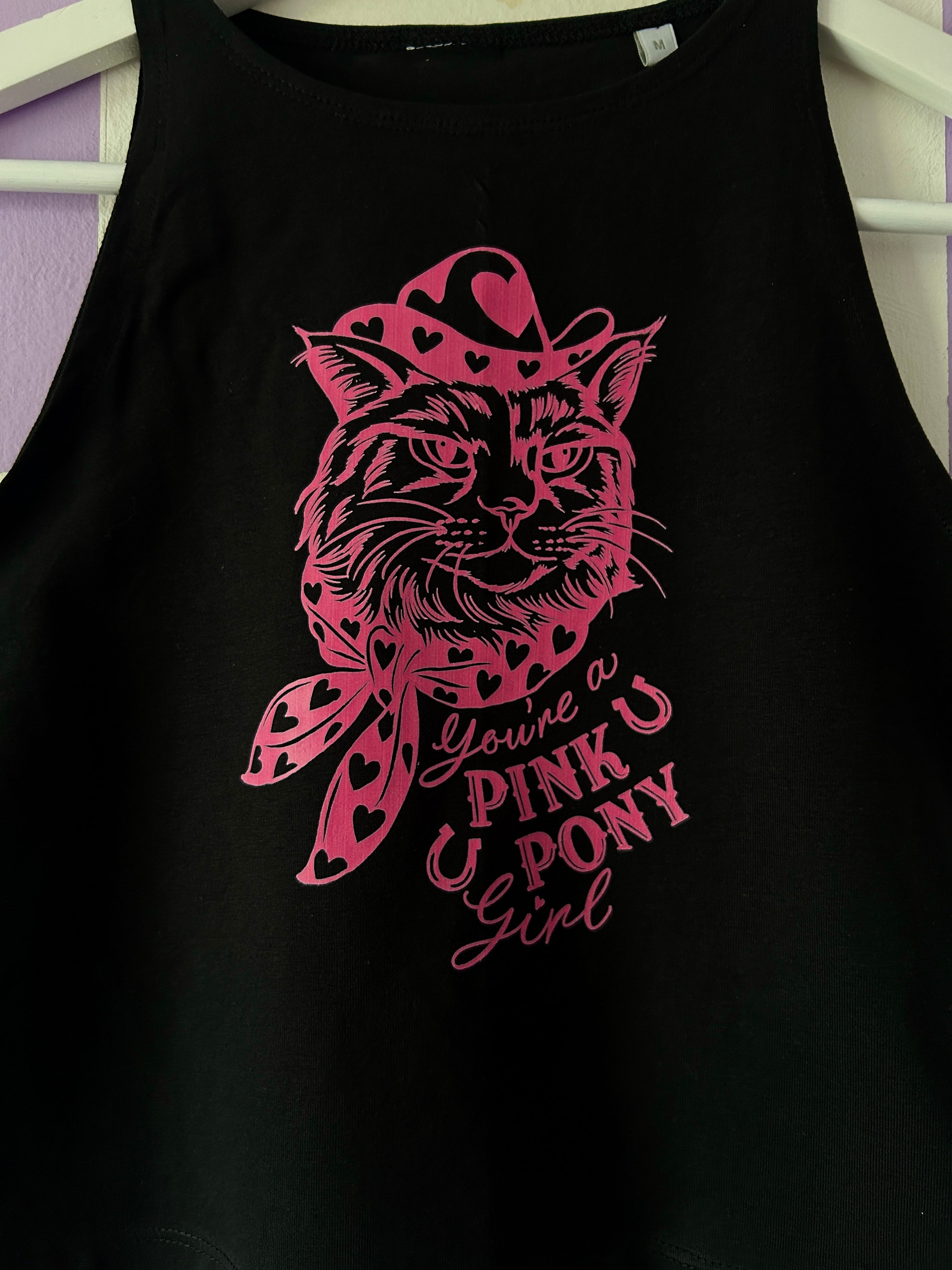 You're A Pink Pony Girl Crop Top