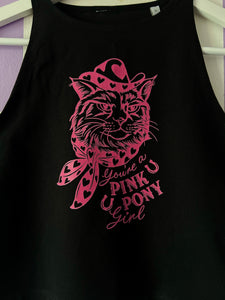 You're A Pink Pony Girl Crop Top