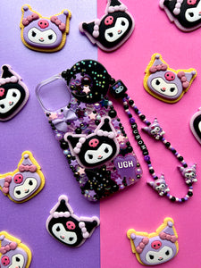 Kuromi Phone Charm