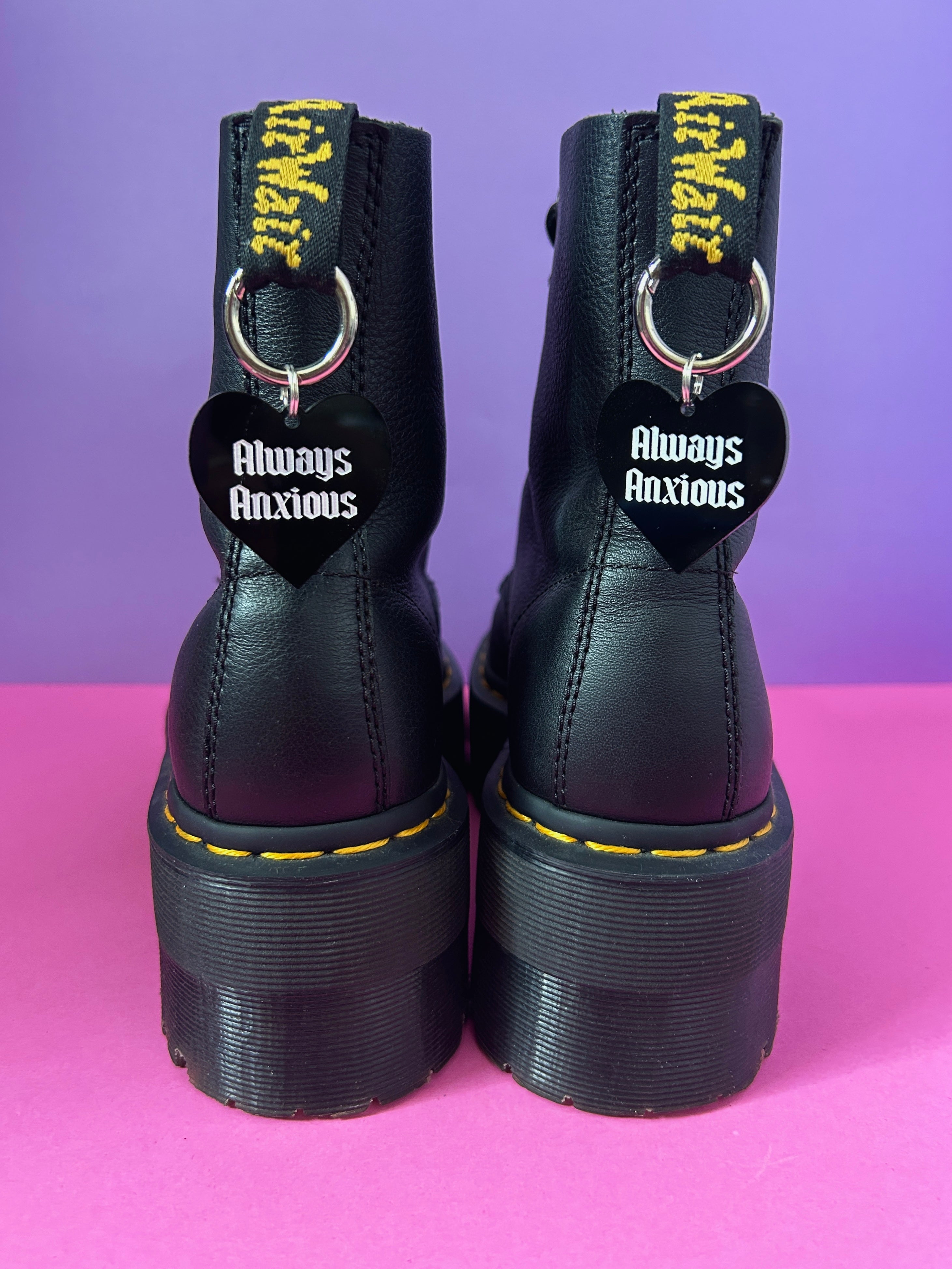 Always Anxious Boot Charms