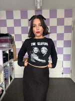 Load image into Gallery viewer, Long Sleeved Micro Rib Baby Tee – Men Are Evil | Anya | Hellmouth Collection
