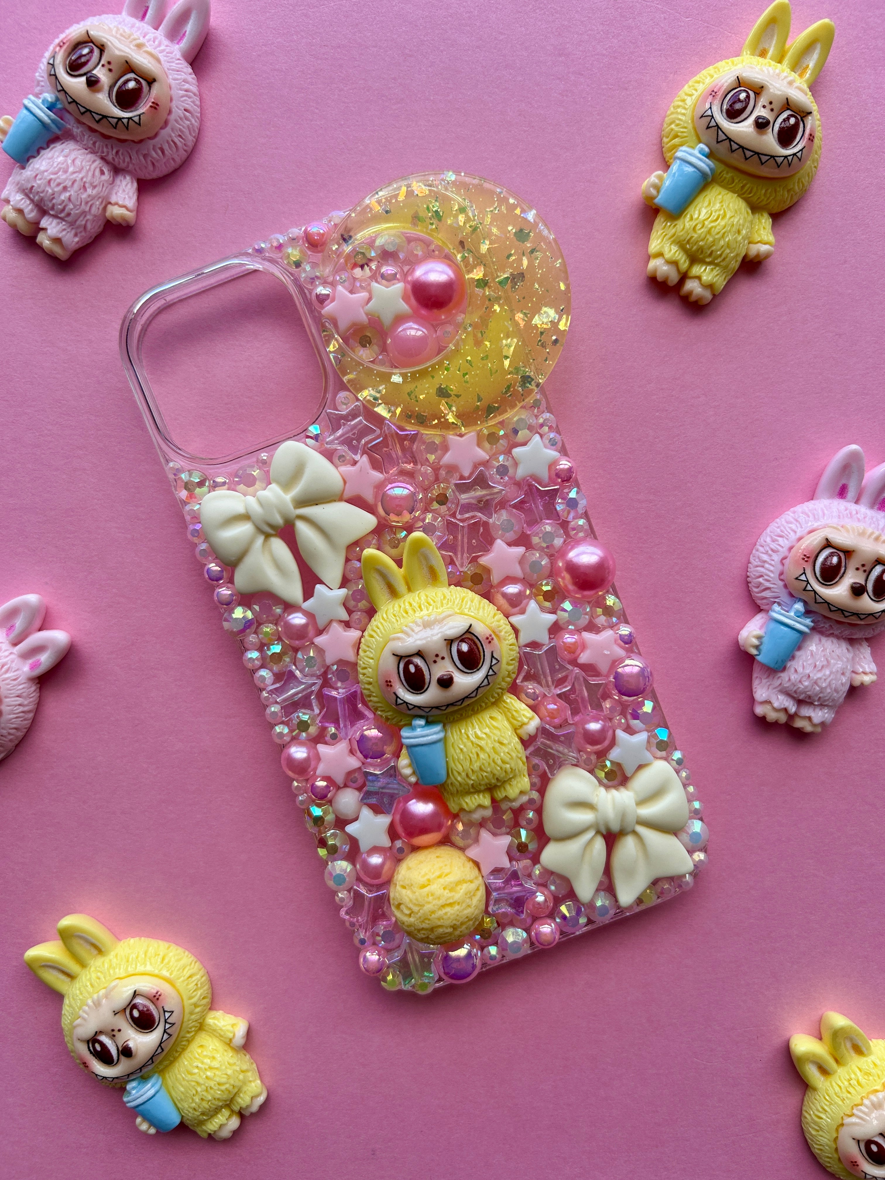 Butter Yellow Labubu Phone Case