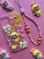 Load image into Gallery viewer, Butter Yellow Labubu Phone Case
