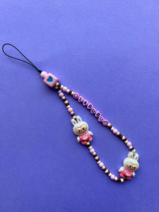 Cocoa Labubu Phone Charm