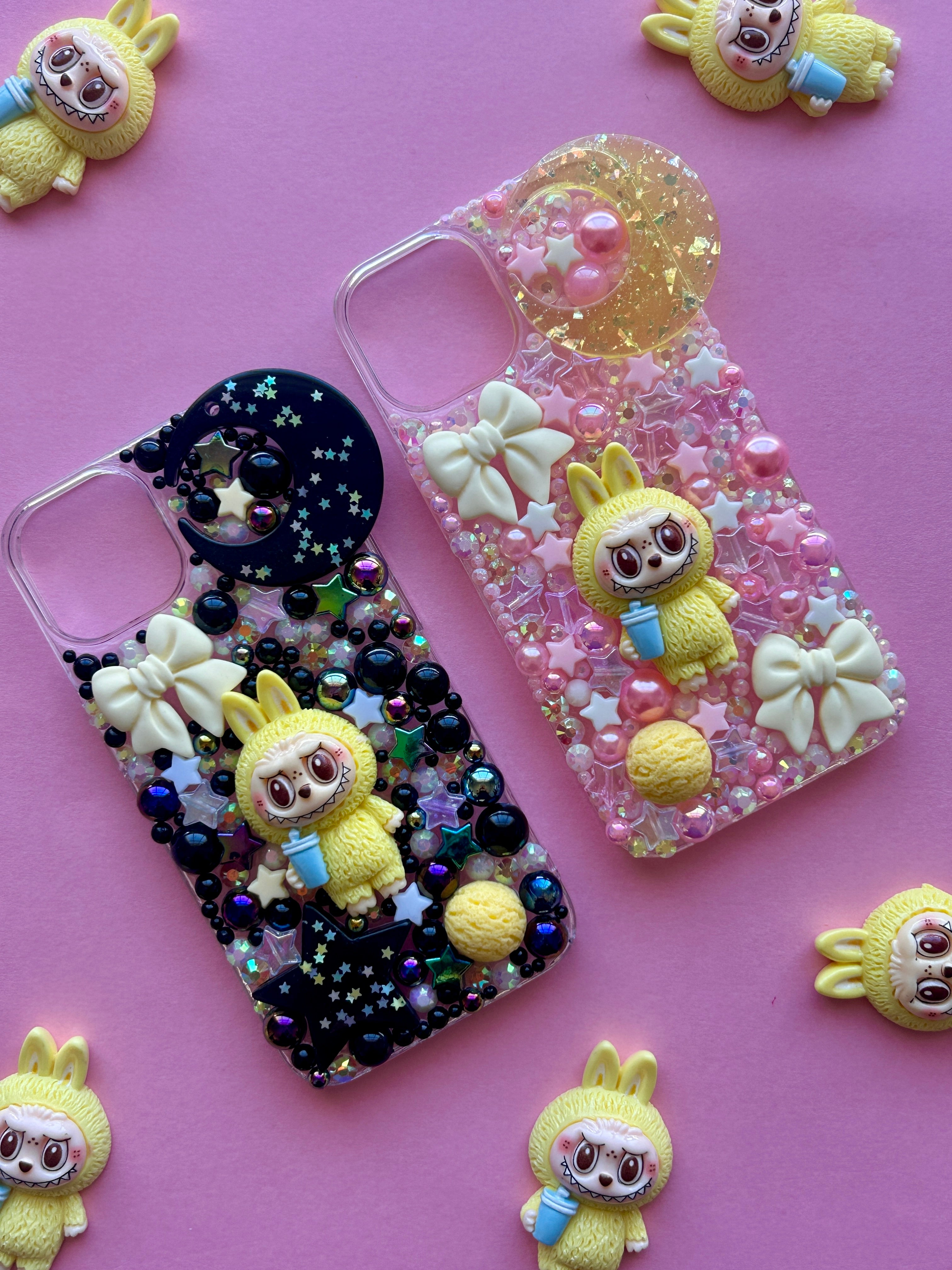 Alt Butter Yellow Labubu Phone Case