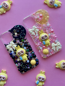 Alt Butter Yellow Labubu Phone Case