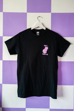 Load image into Gallery viewer, Matilda Black &amp; Pink T-Shirt

