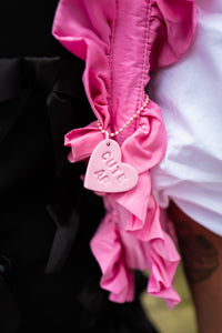 Cute AF Pink Bag Charm