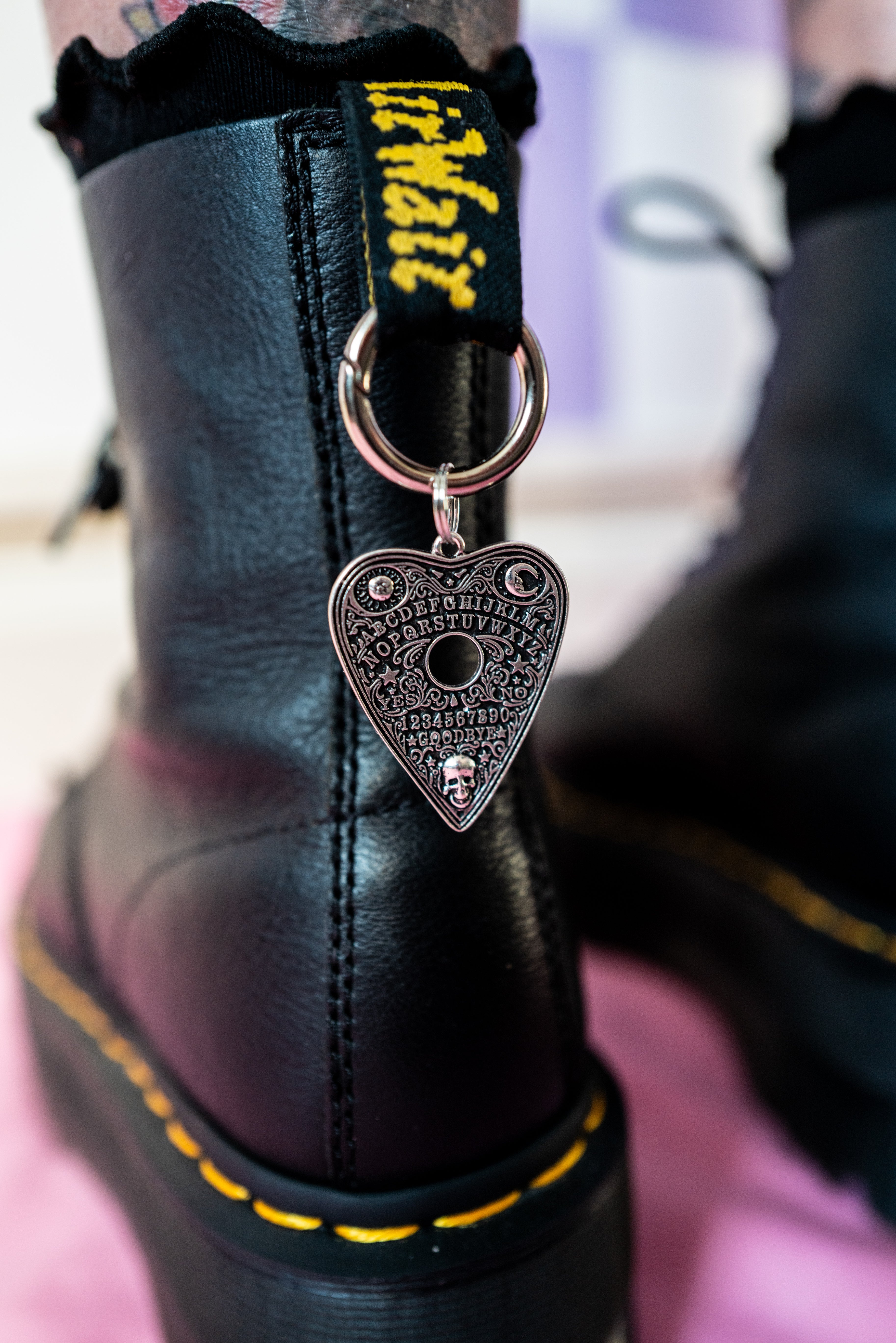 Silver Planchette Boot Charms