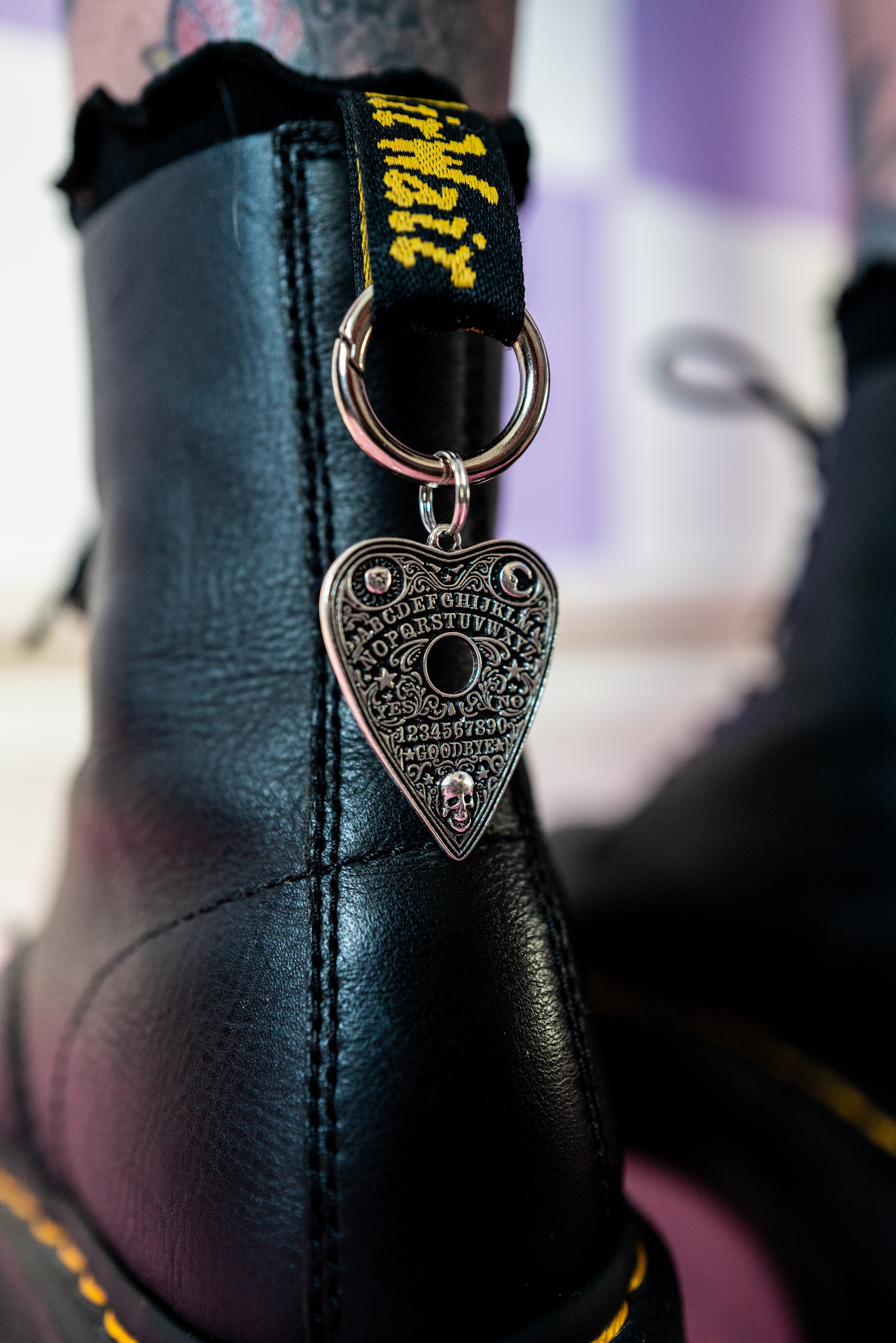 Silver Planchette Boot Charms