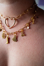 Load image into Gallery viewer, Unlucky Charms Necklace - Gold - Build Your Own Personalised Charm Necklace
