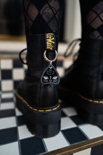 Load image into Gallery viewer, Black Cat Boot Charm
