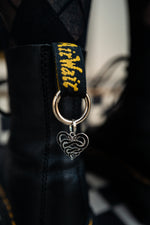 Load image into Gallery viewer, Snake Heart Boot Charm
